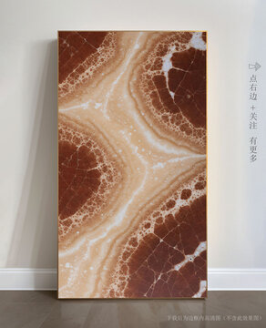 玄關(guān)大理石背景墻抽象畫