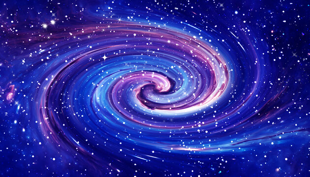 唯美夢(mèng)幻旋渦星空
