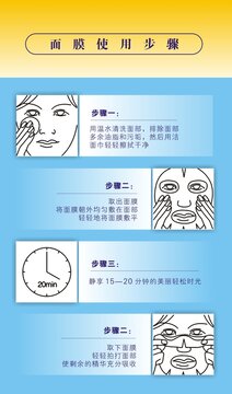 面膜使用步驟