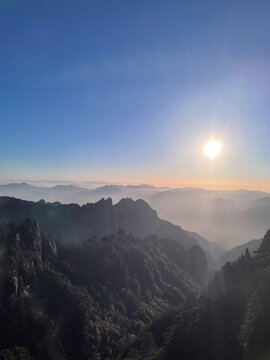 黄山日出