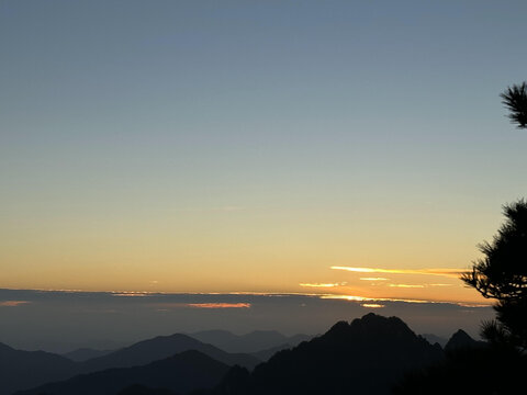 黄山日出