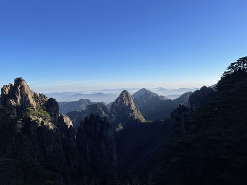 黄山山峦