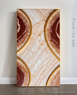 酒店藝術(shù)畫大理石掛畫
