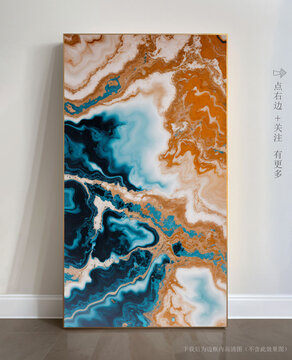 抽象石紋大理石掛畫