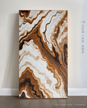 玄關(guān)大理石背景墻抽象畫