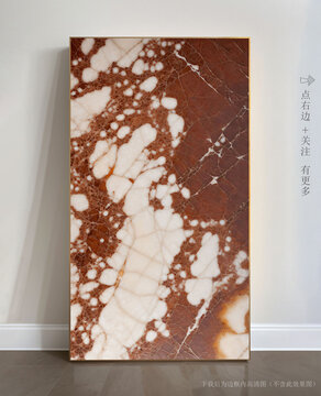 玄關(guān)大理石背景墻抽象畫