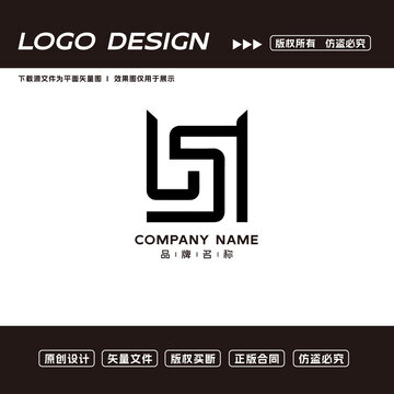 LS字母logo标志