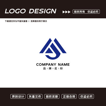 J字母logo標(biāo)志