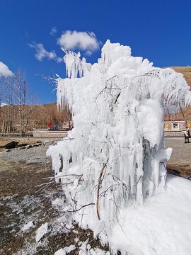 雪山冰川