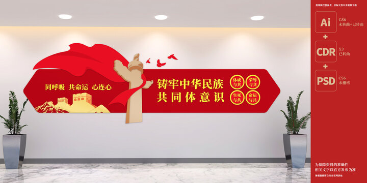民族團結(jié)黨建文化墻