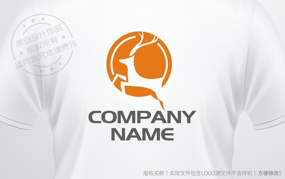 奔跑鹿logo