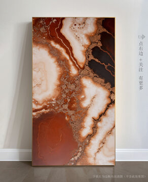 石紋抽象大理石掛畫(huà)
