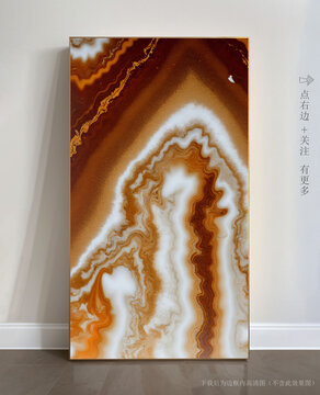 玄關(guān)大理石背景墻抽象畫