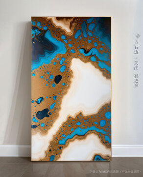 大理石紋抽象畫瓷磚底紋