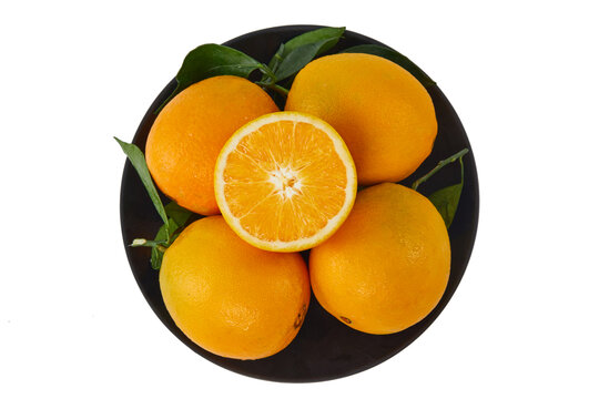 橙子白底图