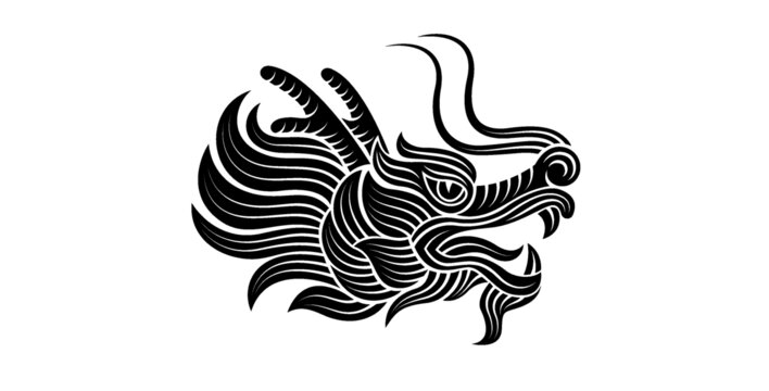龍頭矢量插圖