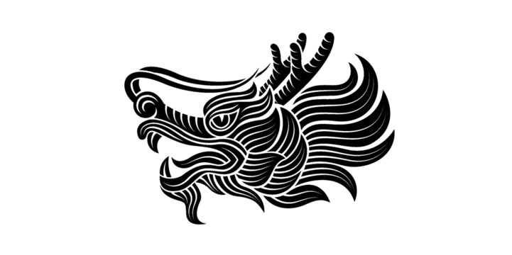 龍抽象插圖
