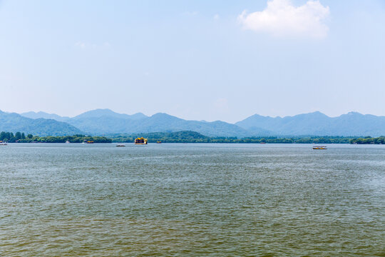 西湖山水风光