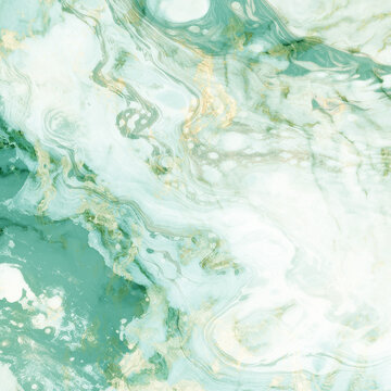 綠色流水流體透光玉石紋理