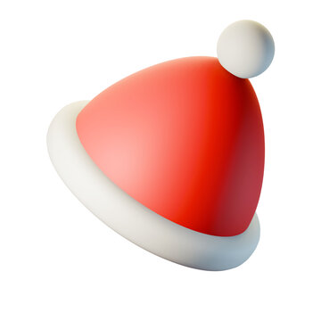 3D立體圣誕帽元素