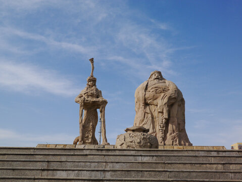元大都遗址公园雕像