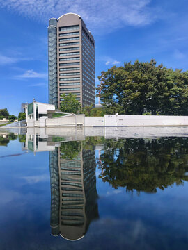 日本千叶县印西市街景建筑风格