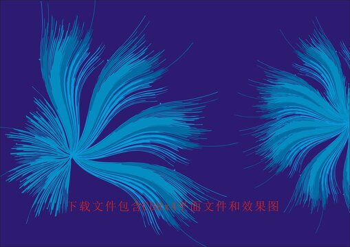 矢量抽象條紋素材