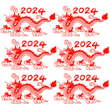 龍年底紋2024年免摳元素