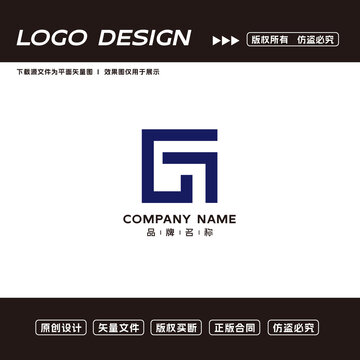 G字母logo标志