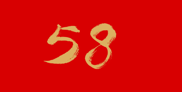 数字58