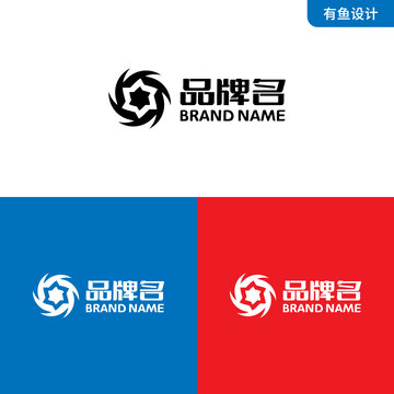 旋轉(zhuǎn)六角LOGO標(biāo)志設(shè)計(jì)