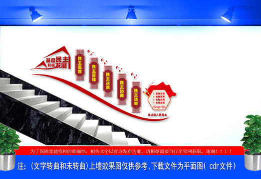 基層民主樓道文化墻