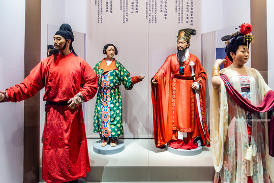 中国国家博物馆的唐代服饰