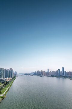 航拍長沙城市景觀