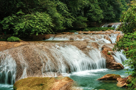 荔波小七孔景区山涧溪流