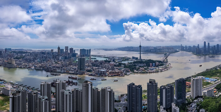 航拍粤港澳大湾区