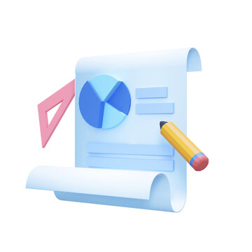 3D圖表用品圖標(biāo)元素