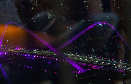夜景桥梁