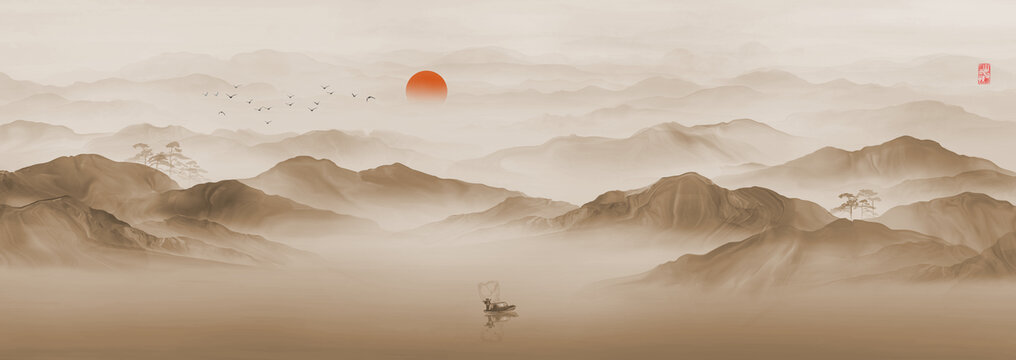 山水畫