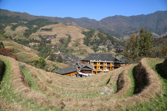 龙脊梯田金坑红瑶梯田