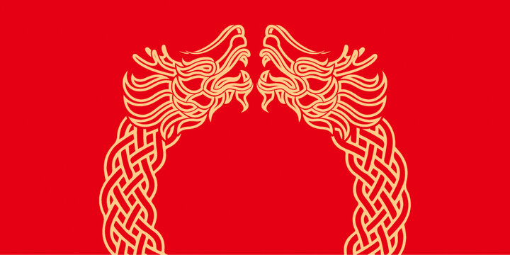 龍插圖矢量