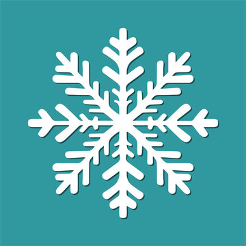 矢量雪花圖形