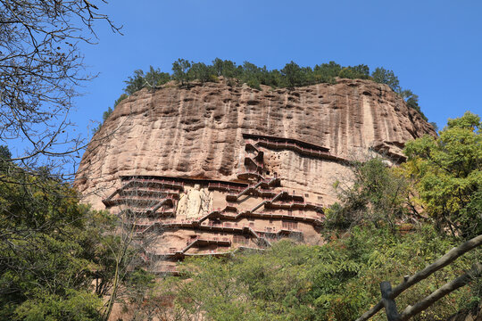 麦积山风景