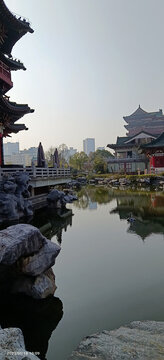 中式建筑水榭