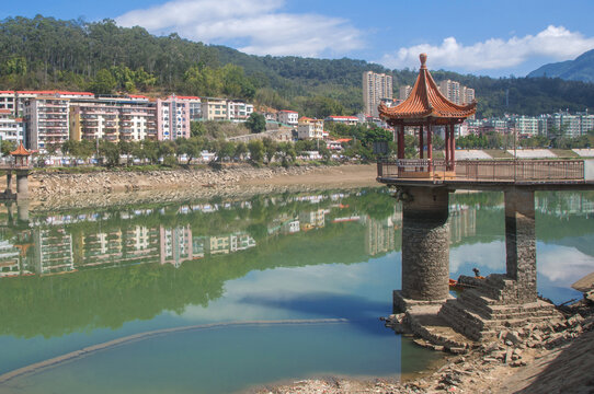 九龙江水利风景区旅拍风景