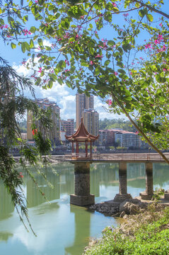 九龙江水利风景区风光