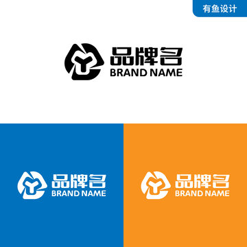 Y字母LOGO设计标志