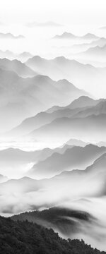 新中式意境山水畫