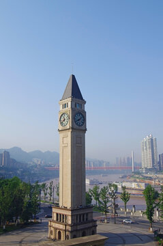 重庆南滨路钟楼广场钟楼