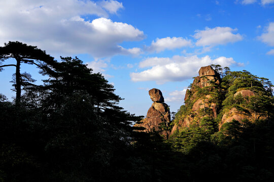 三清山东方女神景点